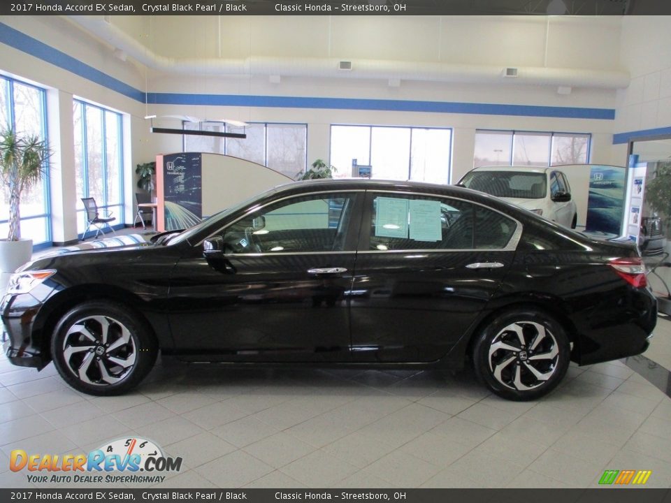 2017 Honda Accord EX Sedan Crystal Black Pearl / Black Photo #10