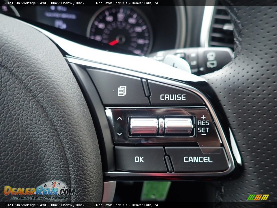 2021 Kia Sportage S AWD Black Cherry / Black Photo #19