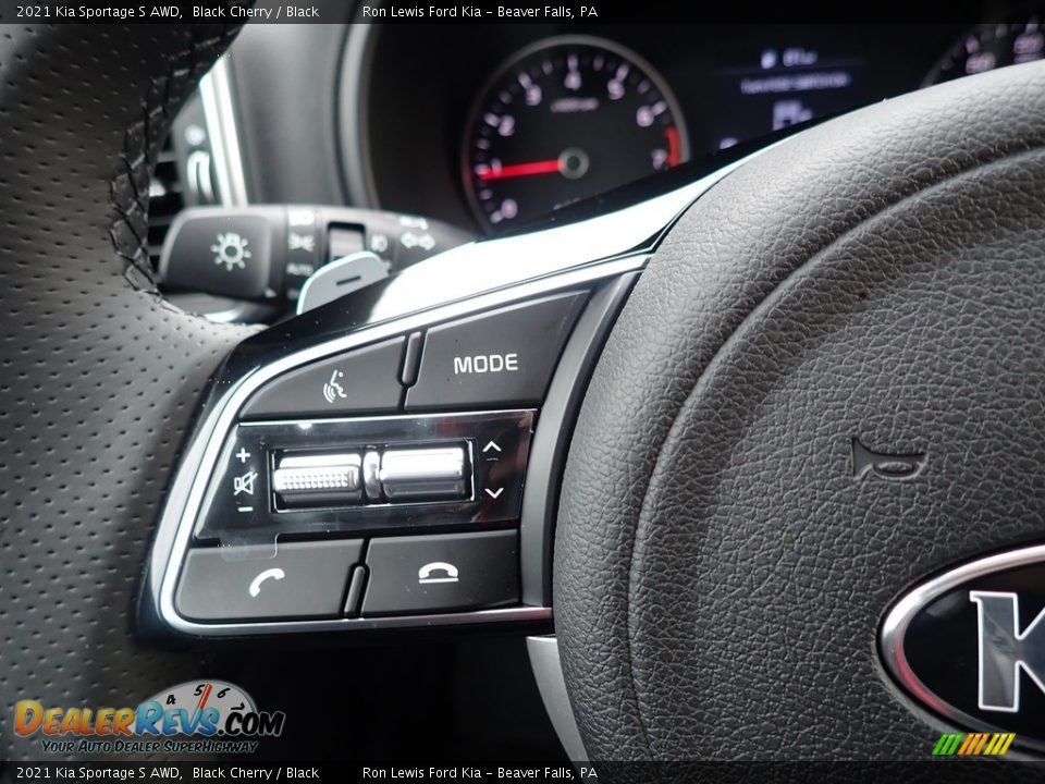 2021 Kia Sportage S AWD Black Cherry / Black Photo #20