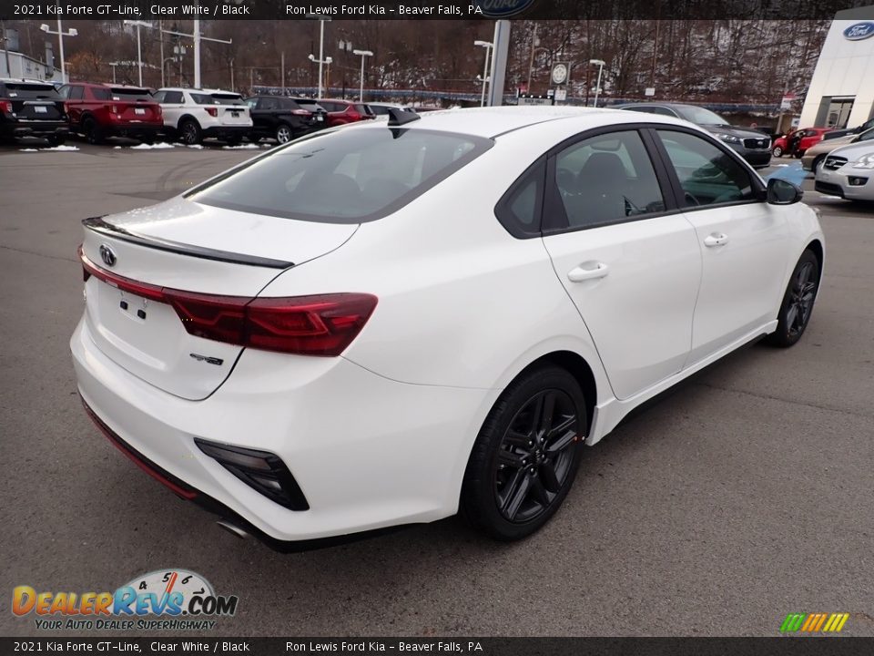 2021 Kia Forte GT-Line Clear White / Black Photo #2