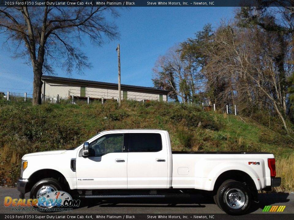 White Platinum 2019 Ford F350 Super Duty Lariat Crew Cab 4x4 Photo #1