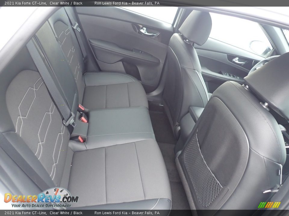 2021 Kia Forte GT-Line Clear White / Black Photo #9