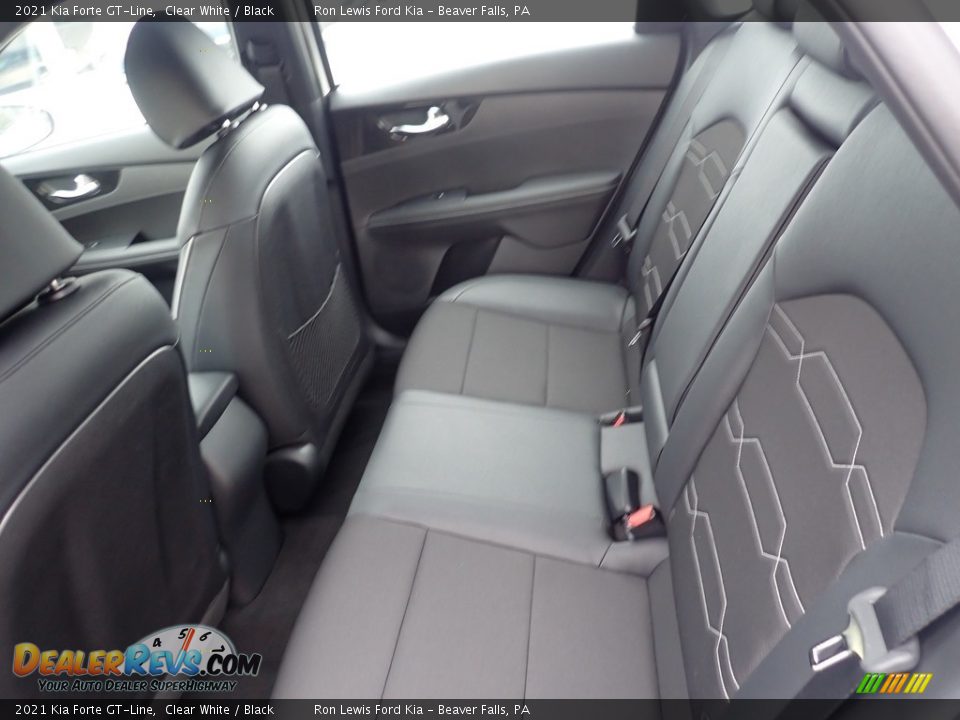 2021 Kia Forte GT-Line Clear White / Black Photo #12