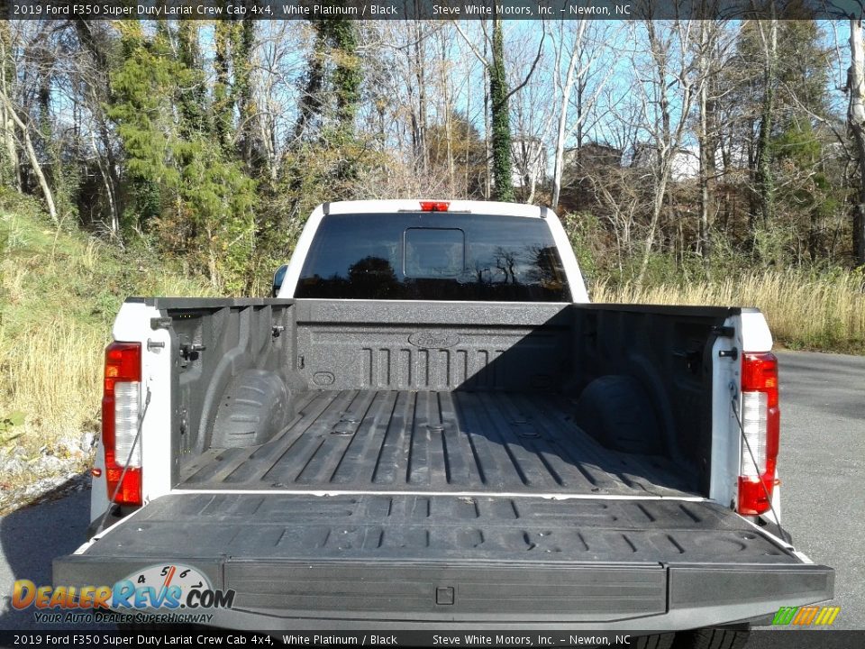 2019 Ford F350 Super Duty Lariat Crew Cab 4x4 White Platinum / Black Photo #9