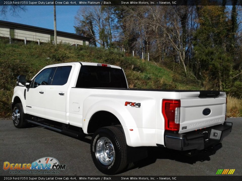 White Platinum 2019 Ford F350 Super Duty Lariat Crew Cab 4x4 Photo #10