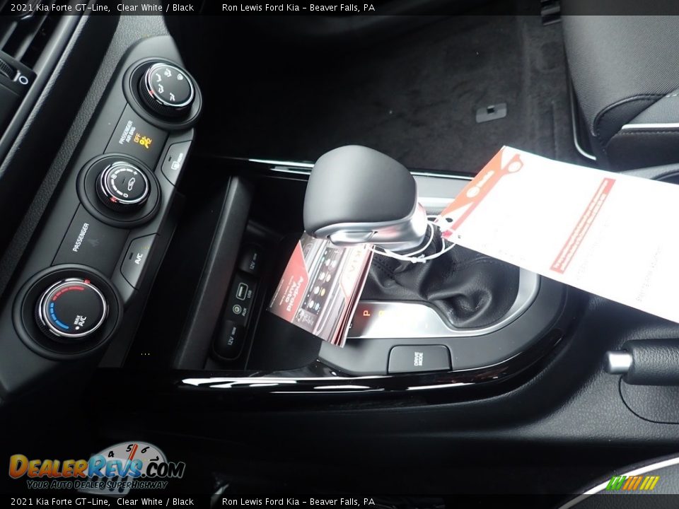 2021 Kia Forte GT-Line Clear White / Black Photo #20