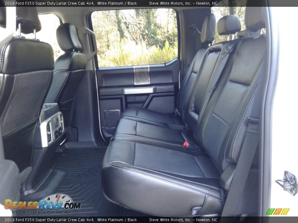 Rear Seat of 2019 Ford F350 Super Duty Lariat Crew Cab 4x4 Photo #14