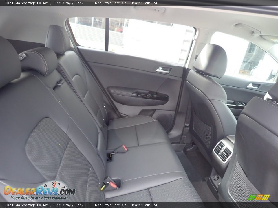 2021 Kia Sportage EX AWD Steel Gray / Black Photo #9