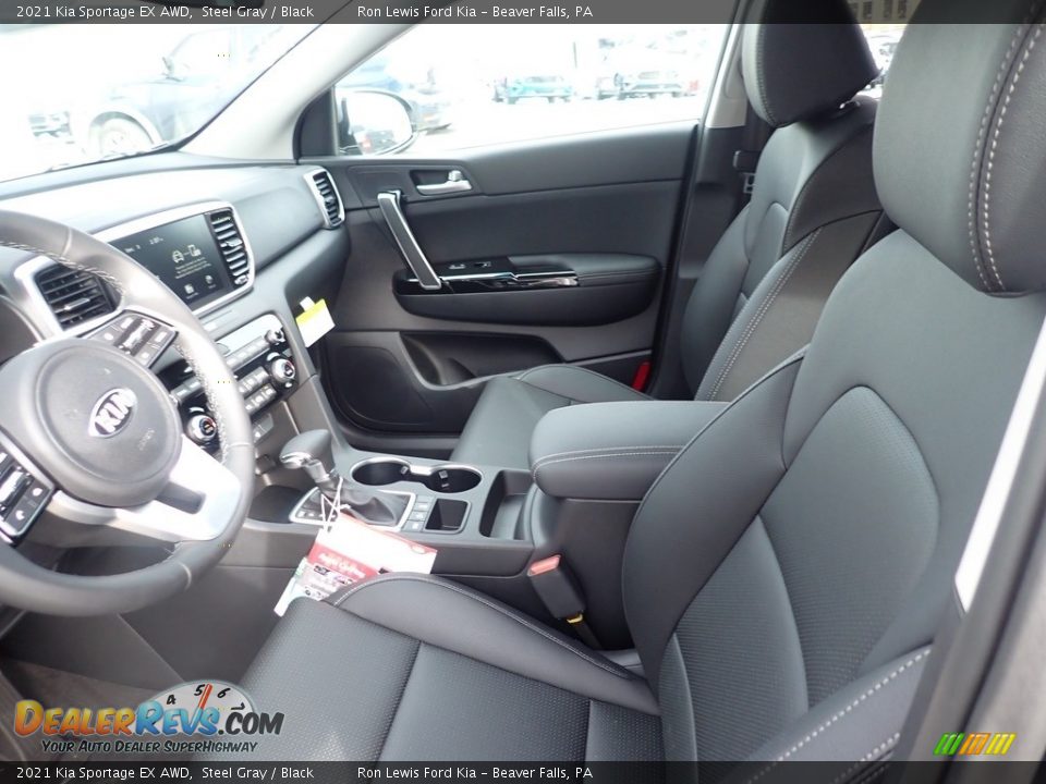 Front Seat of 2021 Kia Sportage EX AWD Photo #12