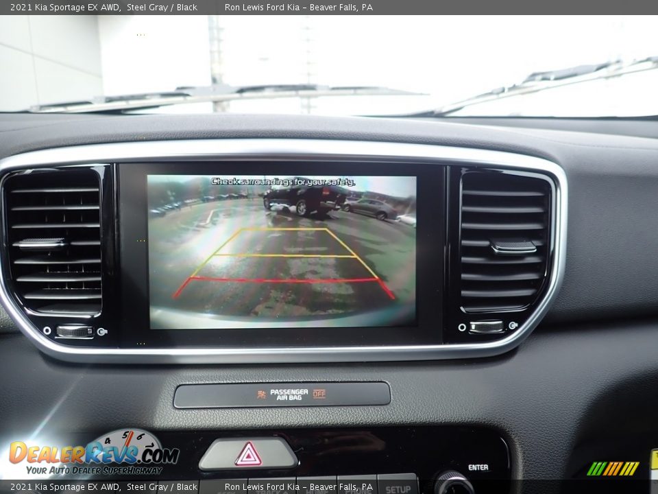 2021 Kia Sportage EX AWD Steel Gray / Black Photo #16