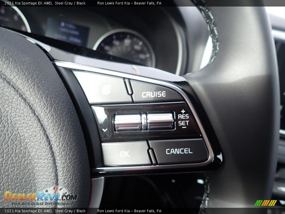 2021 Kia Sportage EX AWD Steering Wheel Photo #18