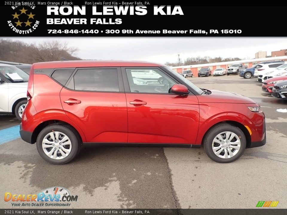 2021 Kia Soul LX Mars Orange / Black Photo #1