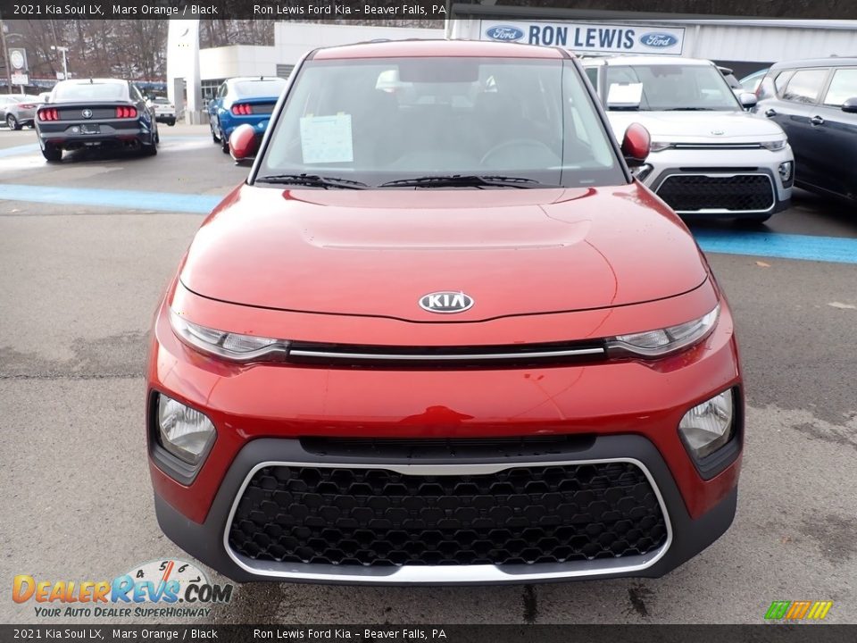 2021 Kia Soul LX Mars Orange / Black Photo #4