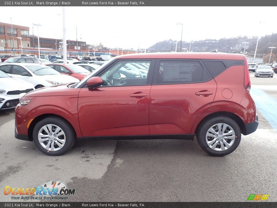 Mars Orange 2021 Kia Soul LX Photo #6