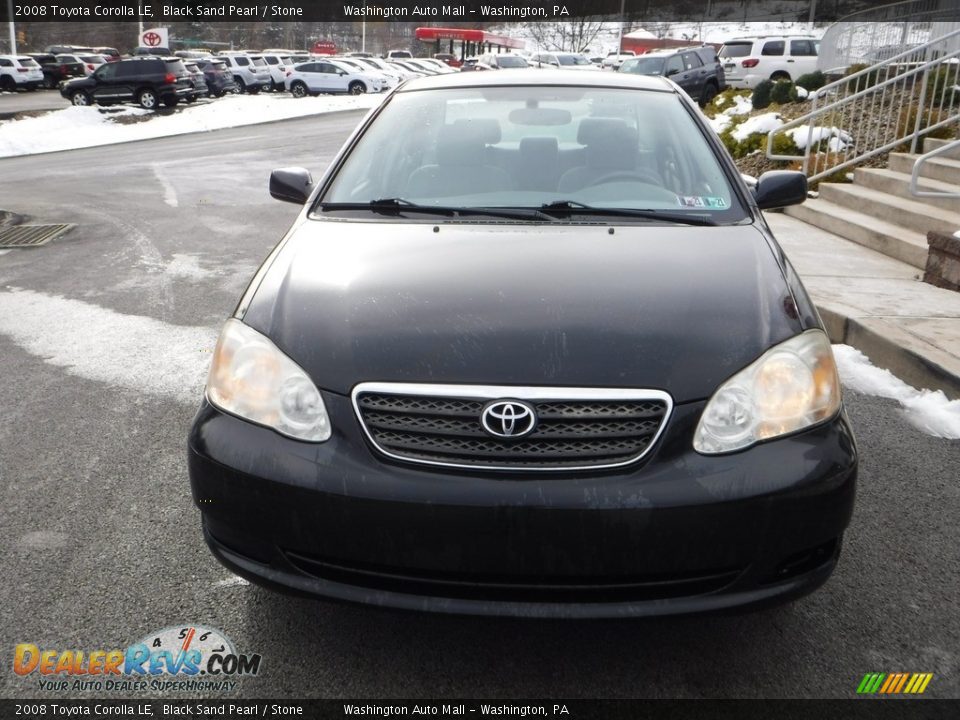 2008 Toyota Corolla LE Black Sand Pearl / Stone Photo #8