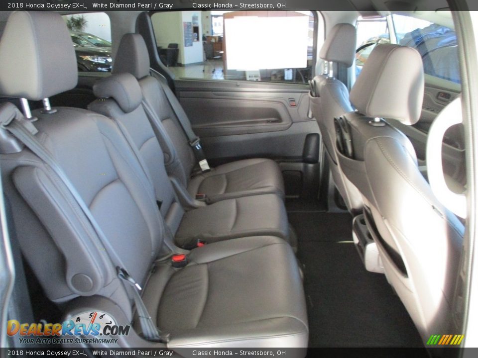 2018 Honda Odyssey EX-L White Diamond Pearl / Gray Photo #19