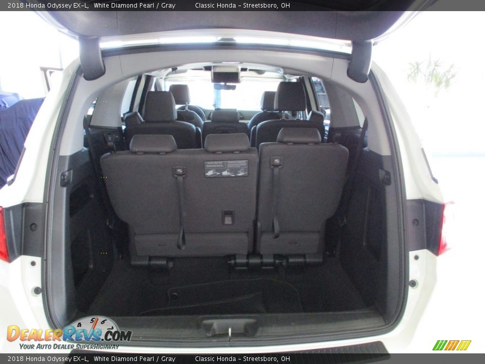 2018 Honda Odyssey EX-L White Diamond Pearl / Gray Photo #22