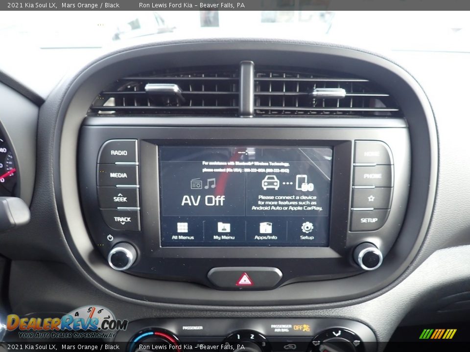 2021 Kia Soul LX Mars Orange / Black Photo #15