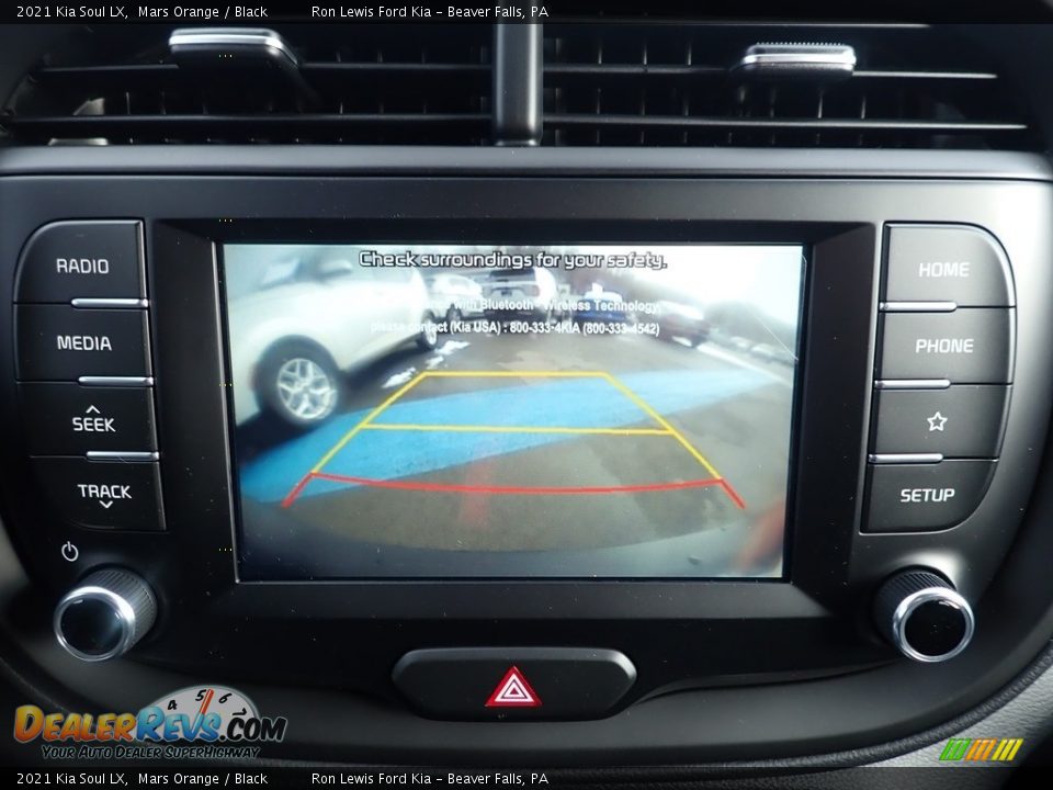 2021 Kia Soul LX Mars Orange / Black Photo #16