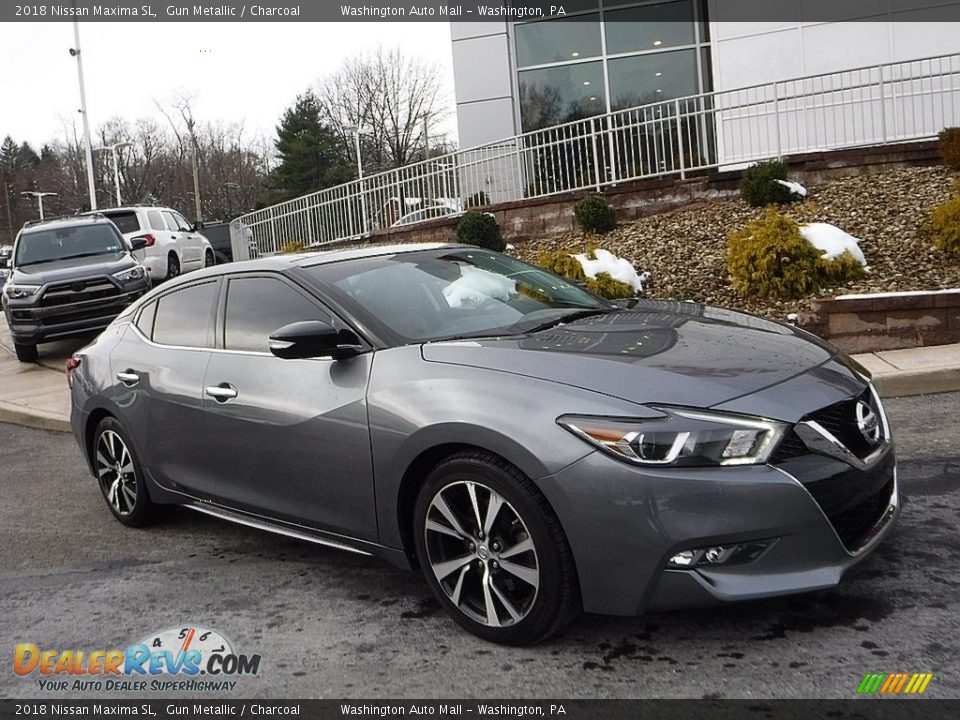 2018 Nissan Maxima SL Gun Metallic / Charcoal Photo #1