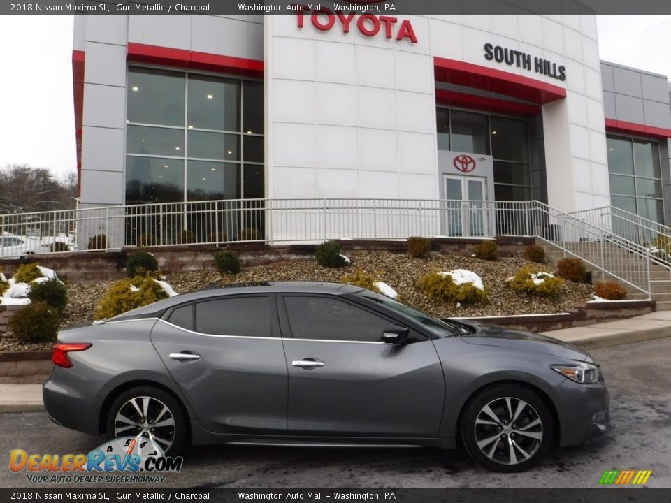 2018 Nissan Maxima SL Gun Metallic / Charcoal Photo #2