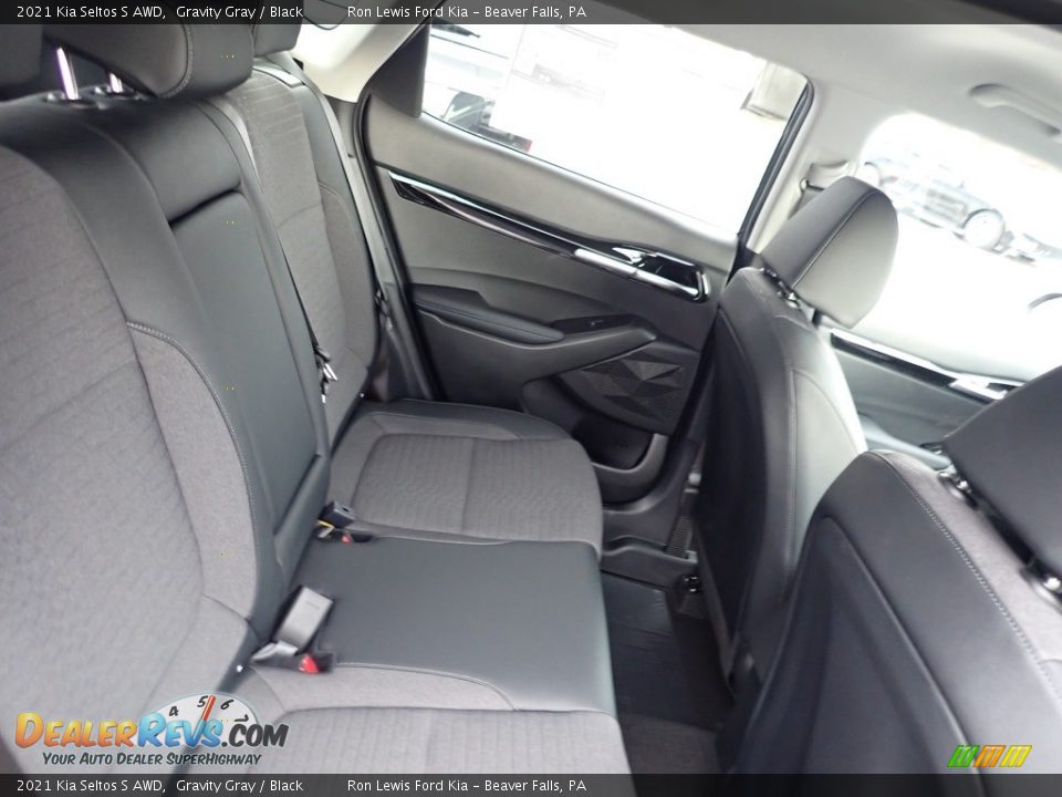 2021 Kia Seltos S AWD Gravity Gray / Black Photo #8
