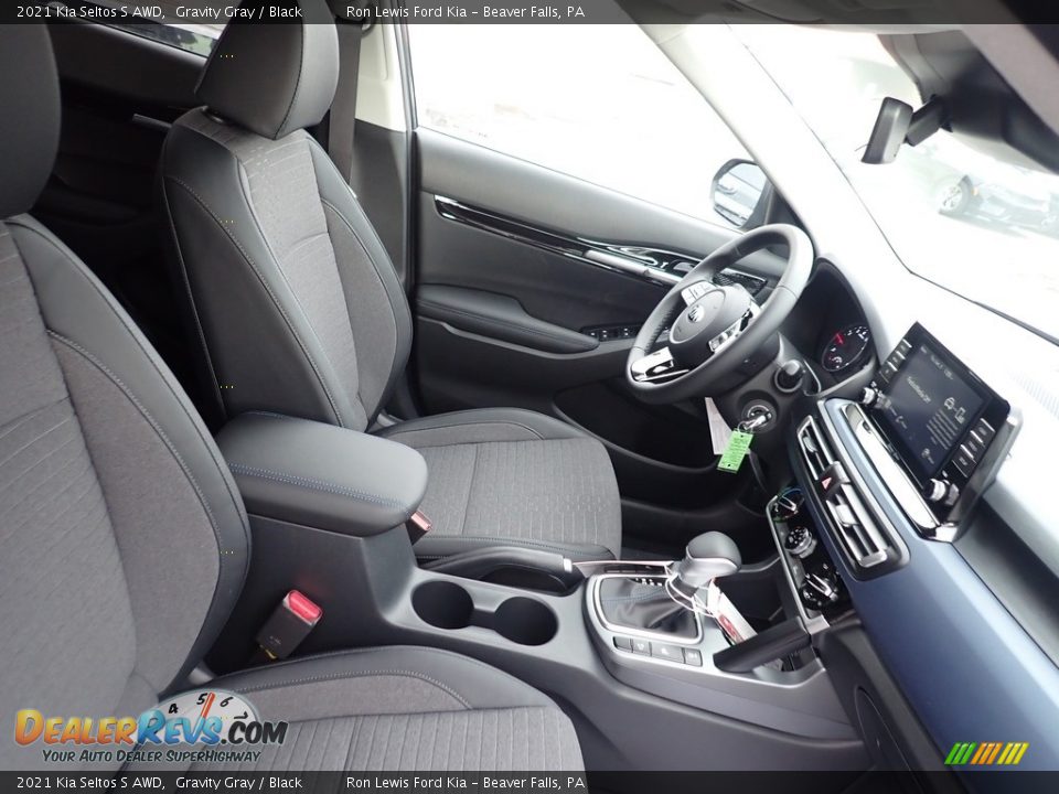 2021 Kia Seltos S AWD Gravity Gray / Black Photo #9