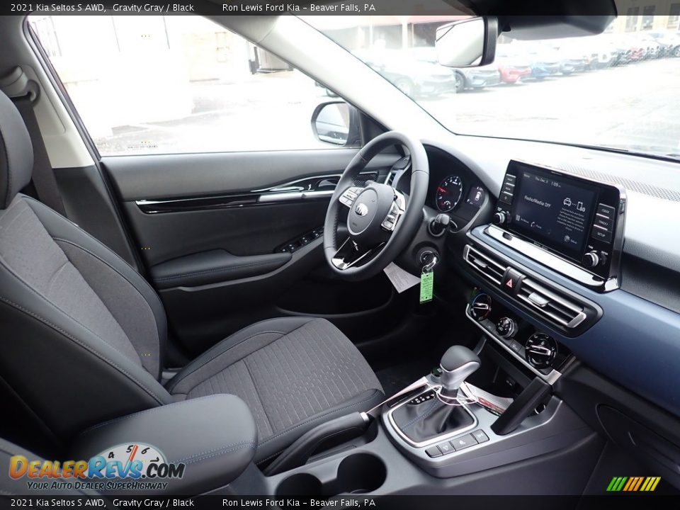 2021 Kia Seltos S AWD Gravity Gray / Black Photo #10