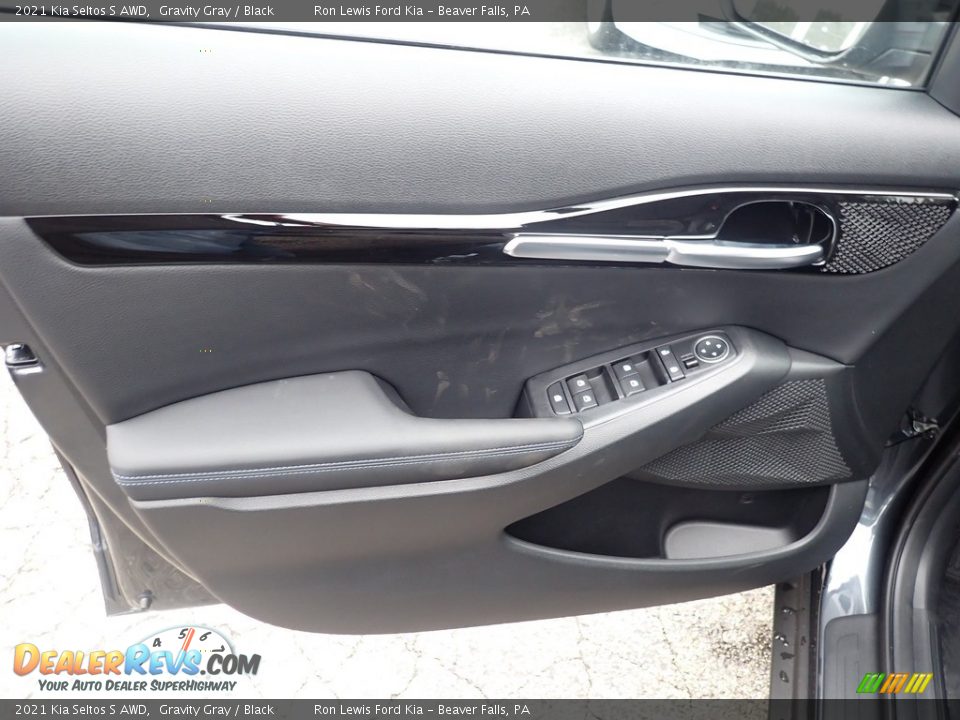 2021 Kia Seltos S AWD Gravity Gray / Black Photo #12