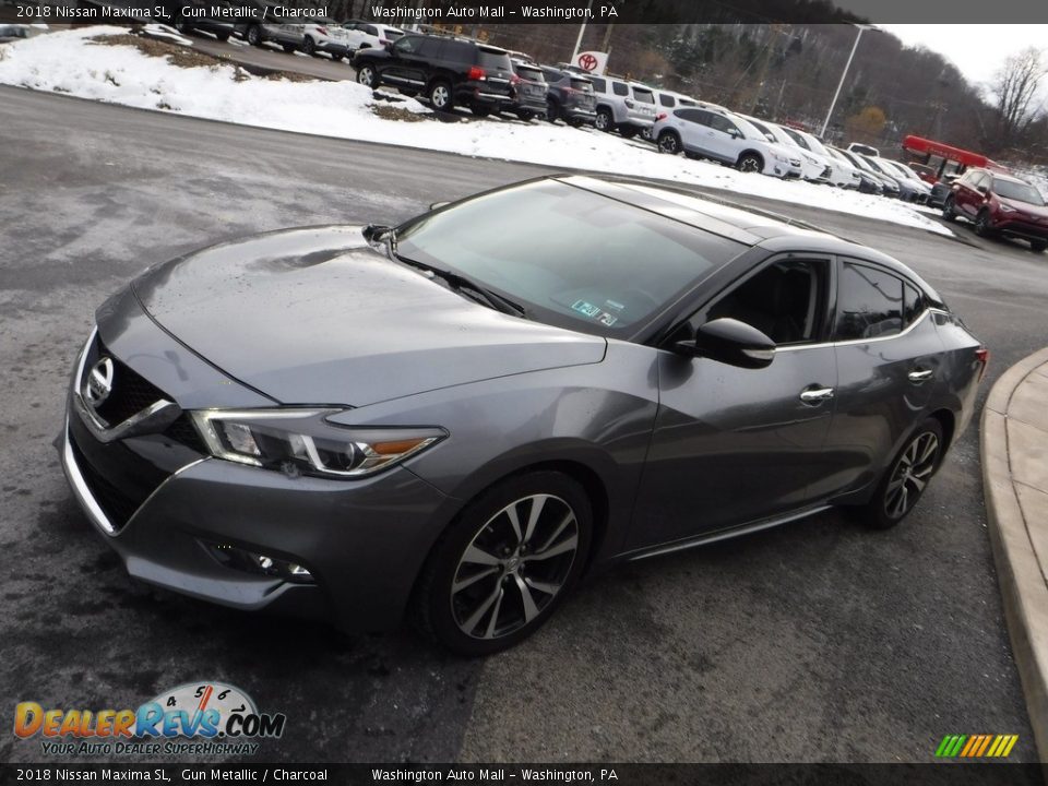 2018 Nissan Maxima SL Gun Metallic / Charcoal Photo #9