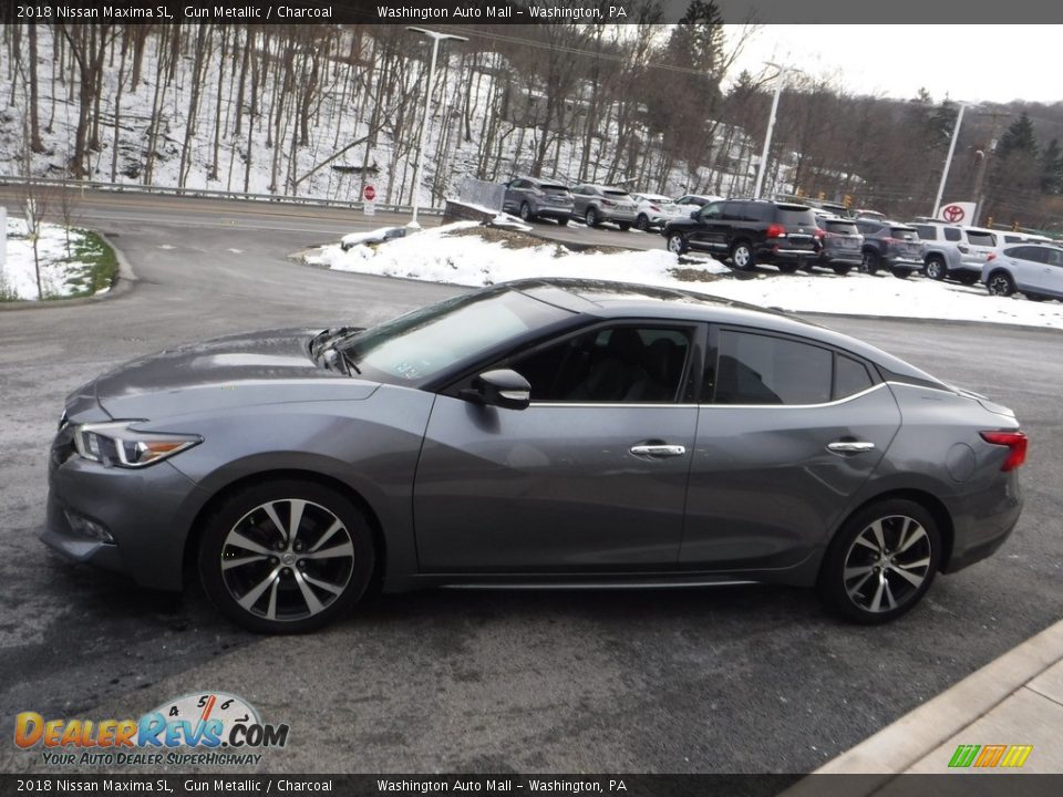 2018 Nissan Maxima SL Gun Metallic / Charcoal Photo #10