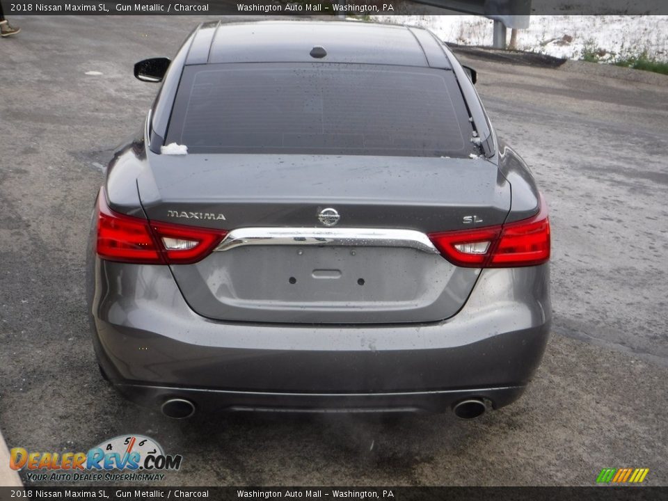 2018 Nissan Maxima SL Gun Metallic / Charcoal Photo #12