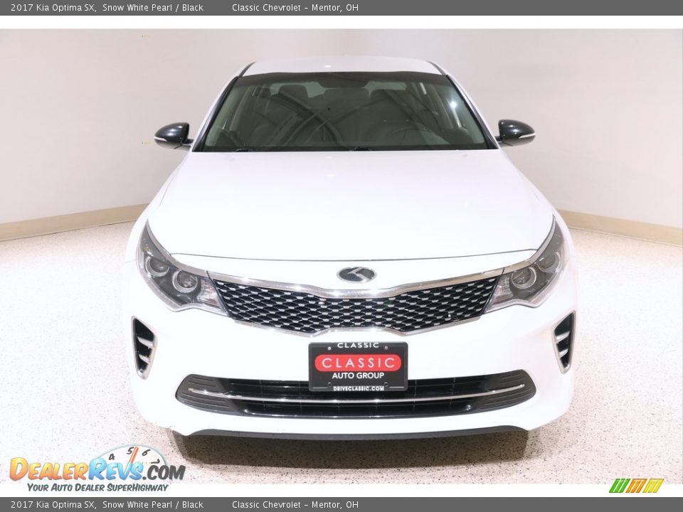 2017 Kia Optima SX Snow White Pearl / Black Photo #2