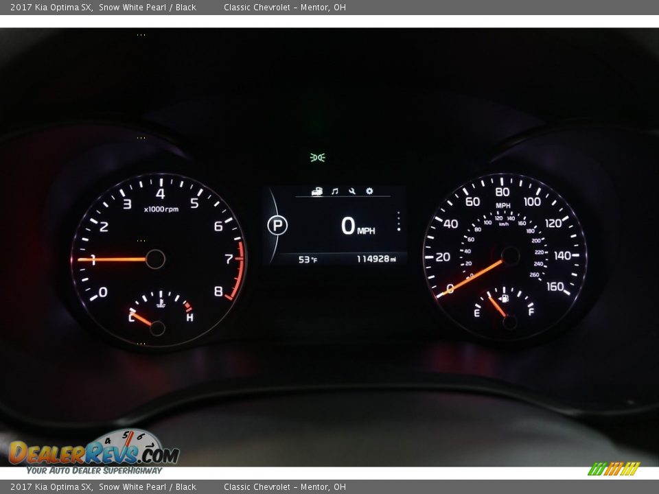 2017 Kia Optima SX Gauges Photo #7