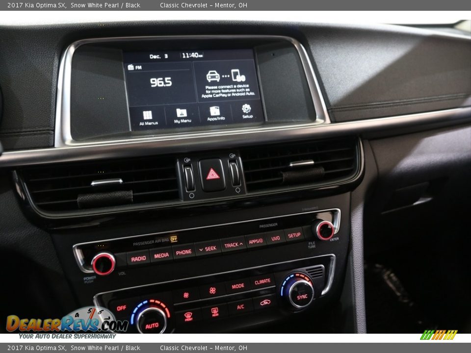 Controls of 2017 Kia Optima SX Photo #8