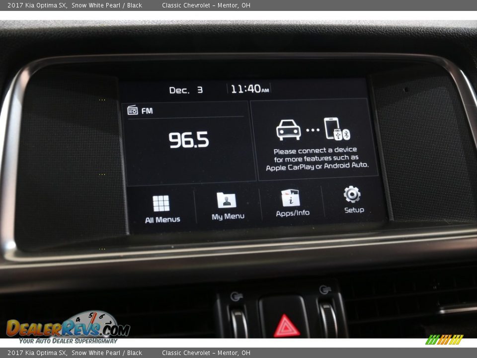 Audio System of 2017 Kia Optima SX Photo #10