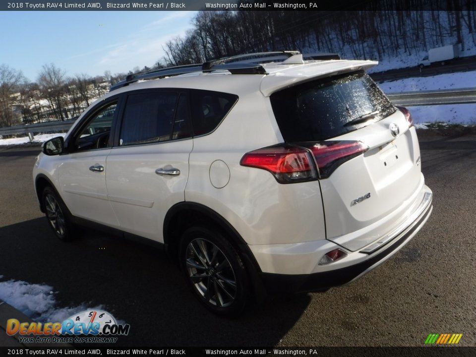 2018 Toyota RAV4 Limited AWD Blizzard White Pearl / Black Photo #12