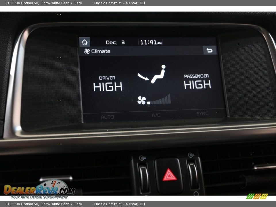 Controls of 2017 Kia Optima SX Photo #12