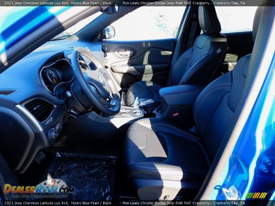 2021 Jeep Cherokee Latitude Lux 4x4 Hydro Blue Pearl / Black Photo #11