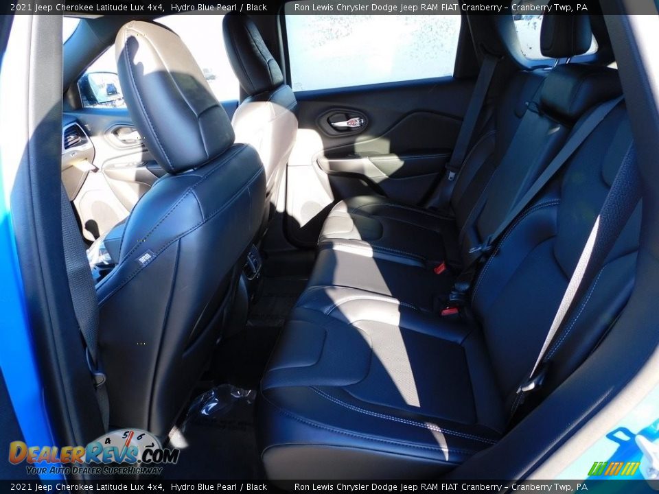 2021 Jeep Cherokee Latitude Lux 4x4 Hydro Blue Pearl / Black Photo #12