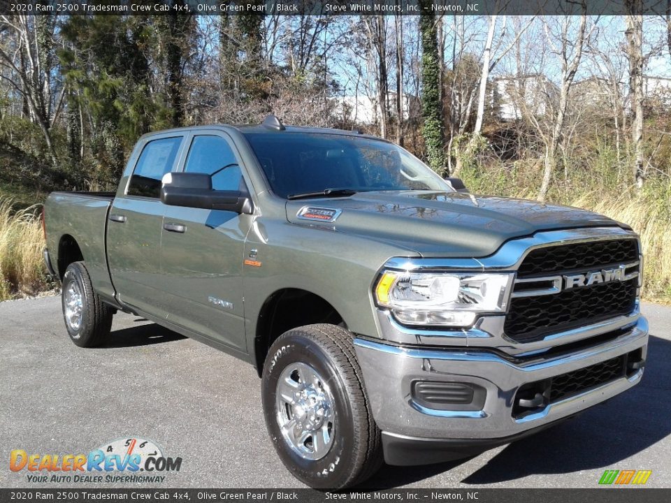 2020 Ram 2500 Tradesman Crew Cab 4x4 Olive Green Pearl / Black Photo #4