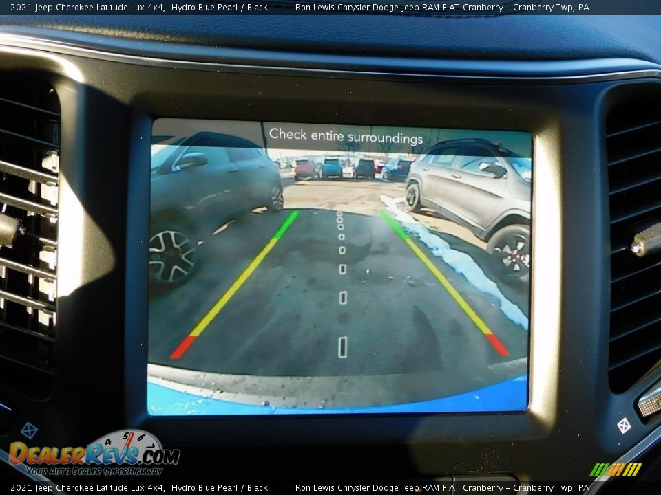 2021 Jeep Cherokee Latitude Lux 4x4 Hydro Blue Pearl / Black Photo #18
