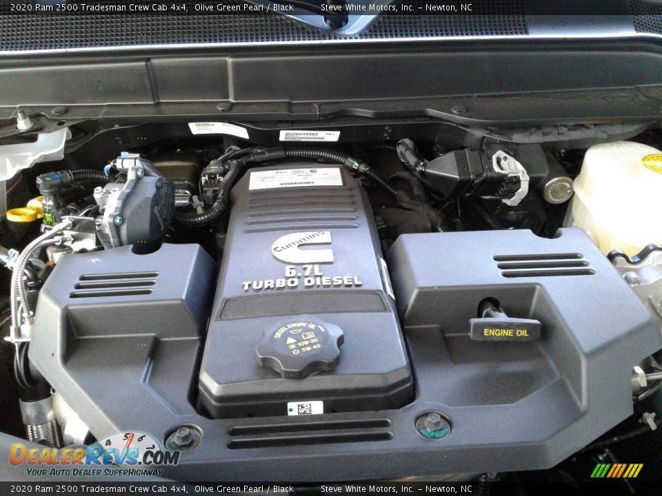 2020 Ram 2500 Tradesman Crew Cab 4x4 Olive Green Pearl / Black Photo #10