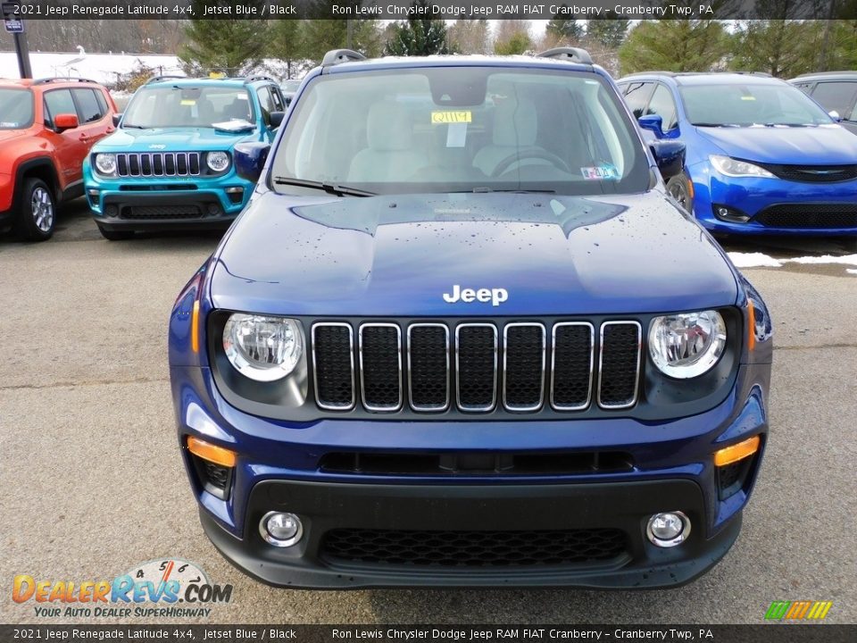 2021 Jeep Renegade Latitude 4x4 Jetset Blue / Black Photo #2