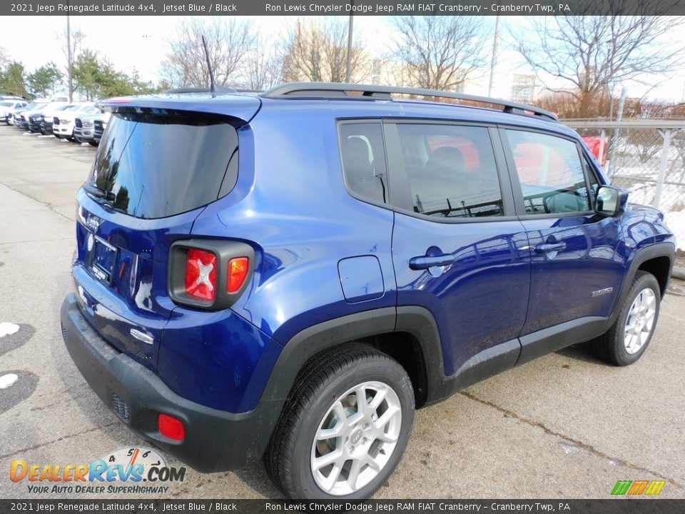 2021 Jeep Renegade Latitude 4x4 Jetset Blue / Black Photo #5