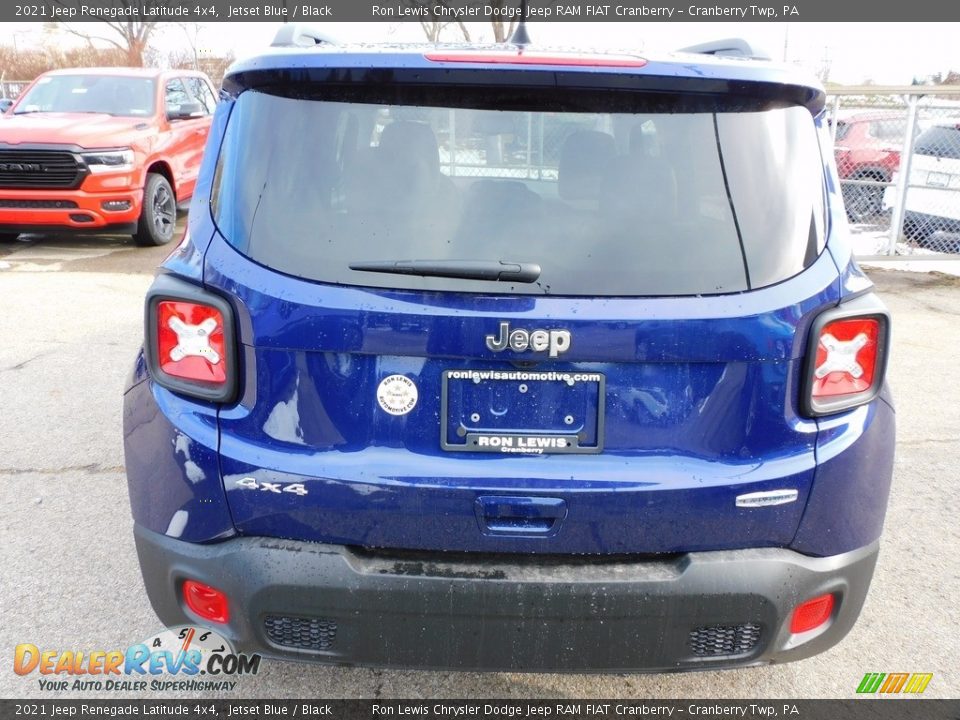 2021 Jeep Renegade Latitude 4x4 Jetset Blue / Black Photo #6