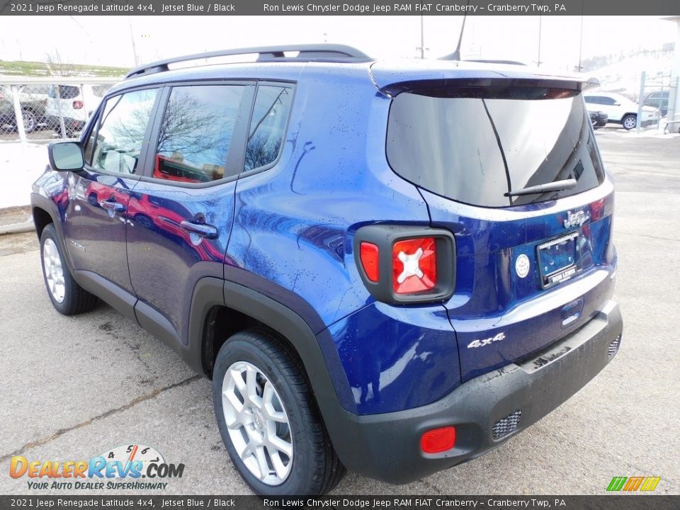 2021 Jeep Renegade Latitude 4x4 Jetset Blue / Black Photo #8