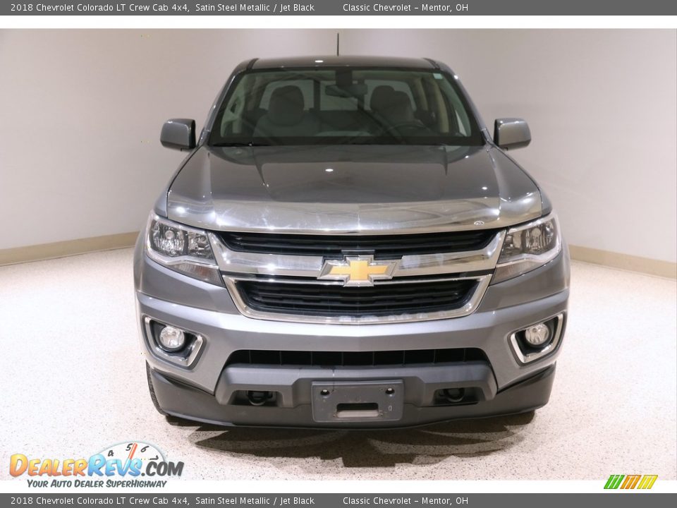 2018 Chevrolet Colorado LT Crew Cab 4x4 Satin Steel Metallic / Jet Black Photo #2