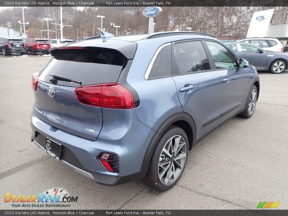 2020 Kia Niro LXS Hybrid Horizon Blue / Charcoal Photo #2