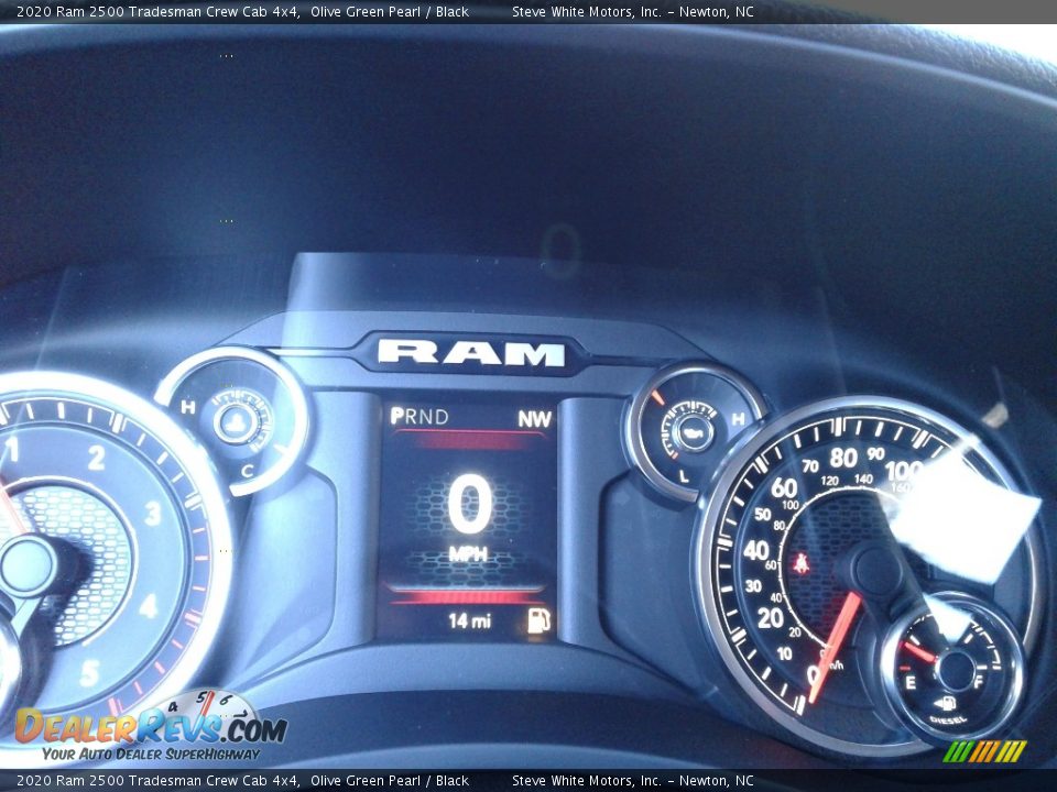 2020 Ram 2500 Tradesman Crew Cab 4x4 Olive Green Pearl / Black Photo #20